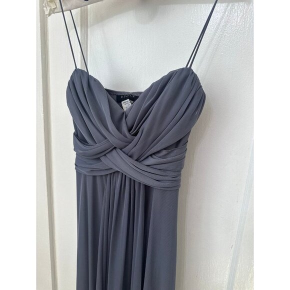 B. Darlin women’s size 3/4 gray maxi dress - Picture 3 of 12